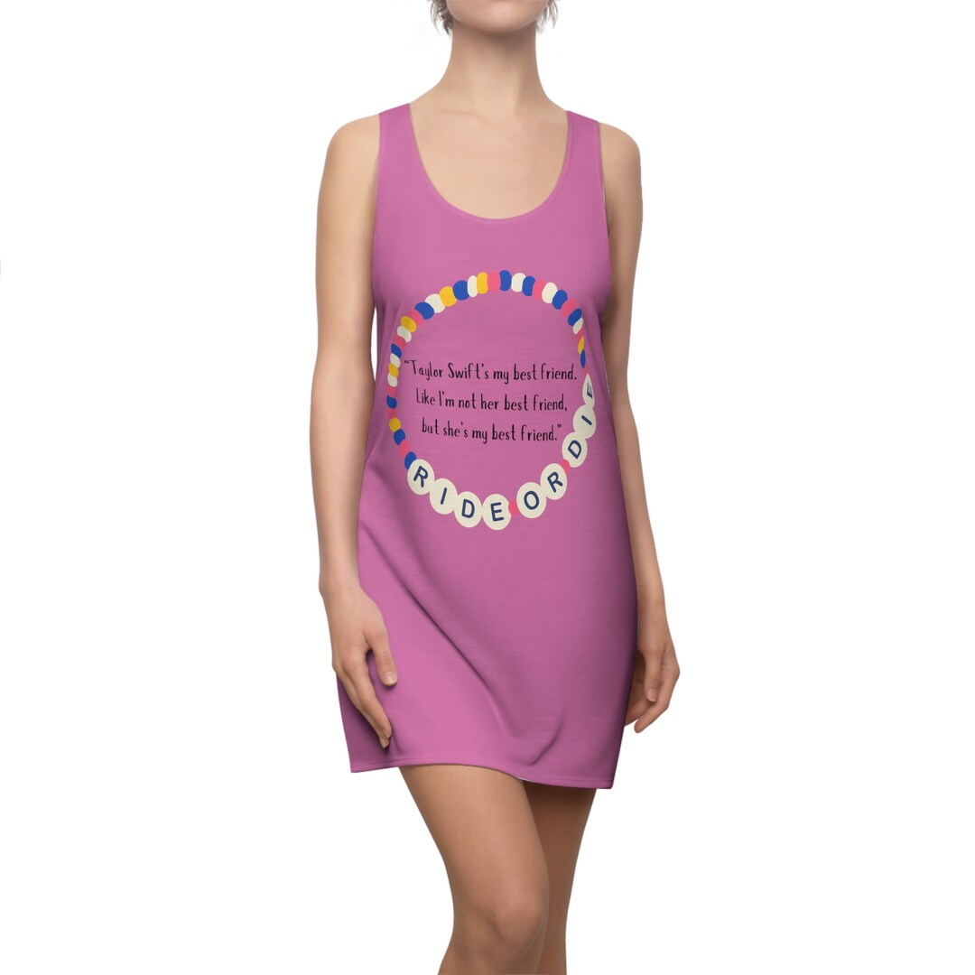 Women's Cut & Sew Racerback Dress Orange Doll main image 1
