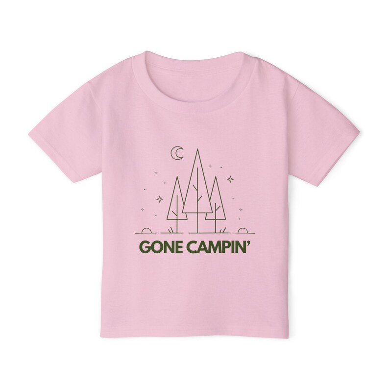 Camiseta para niños pequeños Heavy Cotton™ Gone Campin' imagen 4