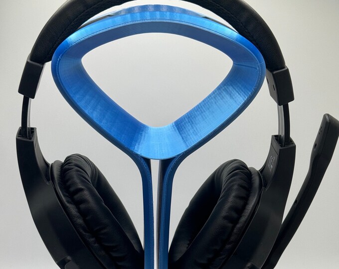 Modern Design Headphone Stand - Multiple Colors Available - Personalizable - Video Game Lover -