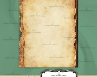 Aged Torn Paper Backgrounds: Watercolor Scrapbook Backgrounds (Digital Download)