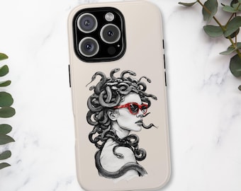 Greek Mythology Phone Case - Feminist Empowerment - Medusa Inspired Phone Cover - Greek Goddess - iPhone 16, Samsung 25,  Pixel 9 Compatible