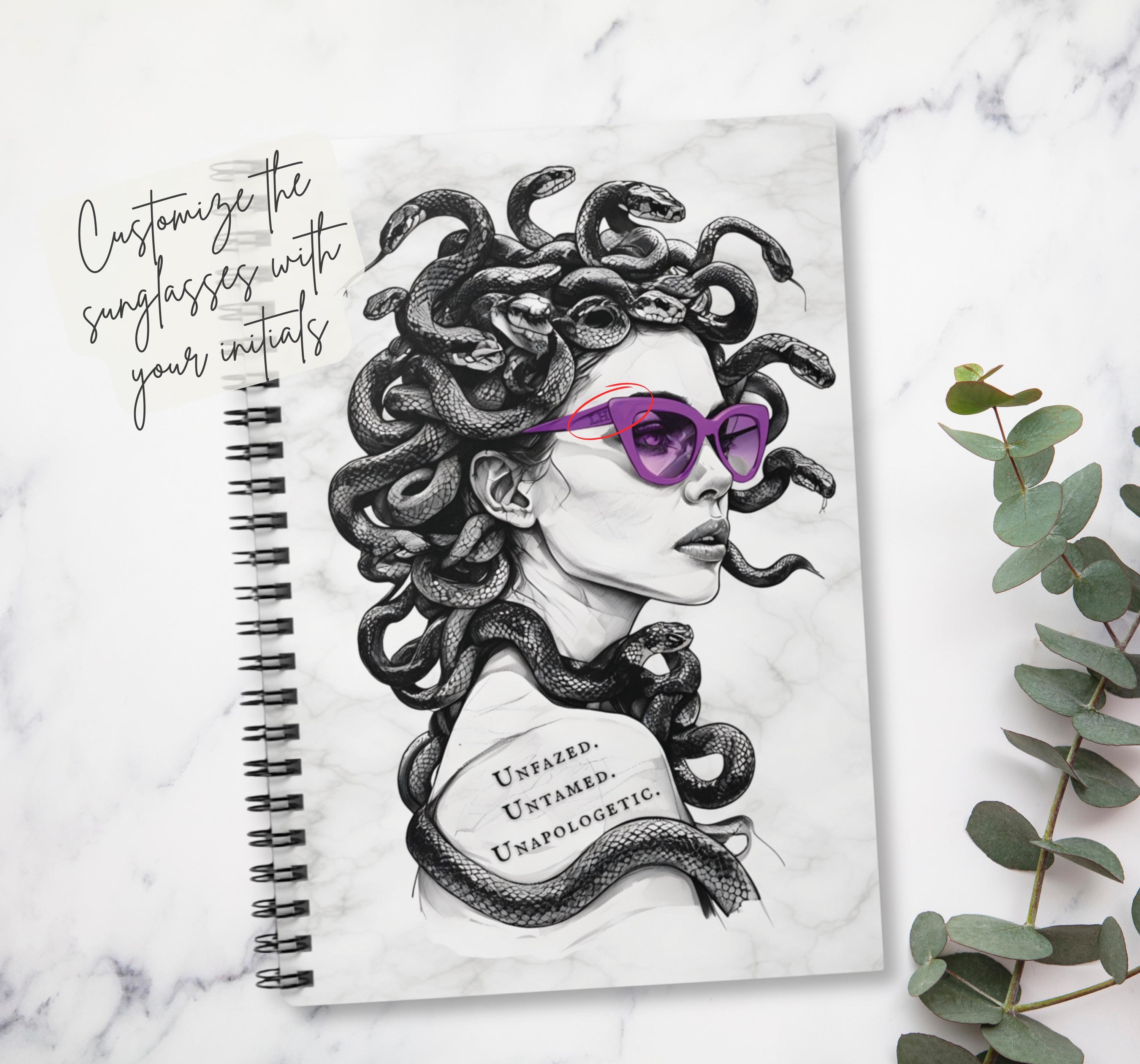 Medusa Note Medusa Notebook - Greek Mythology Journal, Feminist Gift, Aesthetic ...