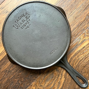 Antique Wagner #6 Cast Iron Skillet with Stylized Logo and Outer Heat Ring - Restored and Ready to Use!!