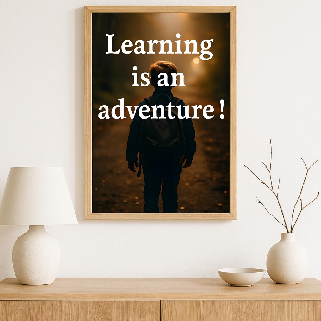 Kids Motivational Wall Art – 20 Printable Quote Posters for Classroom ...