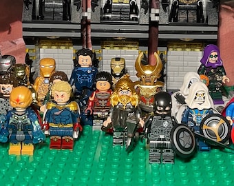 Lego MINIFIGURE Captain America, Beard -  Denmark