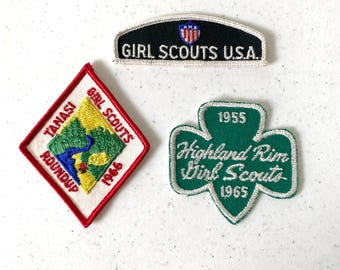1960’s Girl Scout Patches – Mint - Cheesecloth Backs – Sold Separately