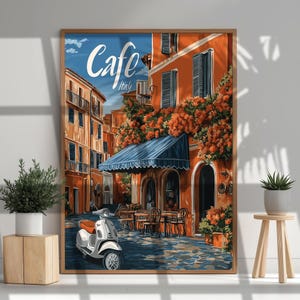 Charming Italian Street Digital Print – Instant Wall Art Download