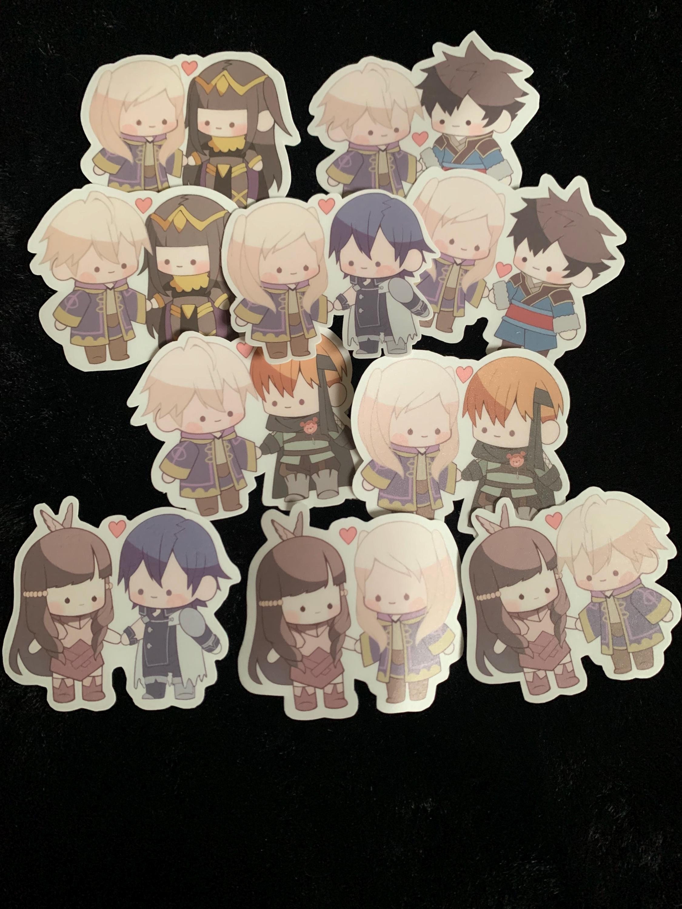 Fire Emblem Awakening Chibis Couple Sets (Chrom, Robin, Tharja, Gaius, Lon'qu, Sumia)