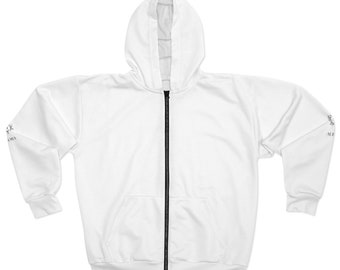 Unisex-hoodie met rits (AOP)
