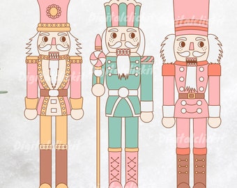 Pink Coquette Nutcrackers png, Christmas PNG, Christmas nutcracker shirt, Christmas sublimation design, Retro Christmas, Coquette Christmas