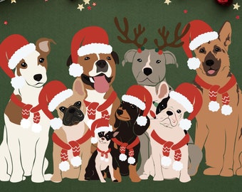 Dog mama PNG, dog christmas png, merry woofmas png, png for christmas, christmas svg png,  christmas png design, dog lover png, dog mom png