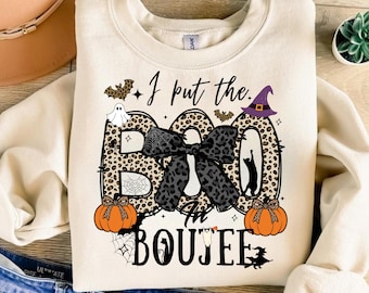 I Put The BOO In Boujee Png, Coquette Halloween Png, Boujee Ghost png, Halloween Mama Png, Pumpkin Png, Fall Png, Sublimation tshirt Design