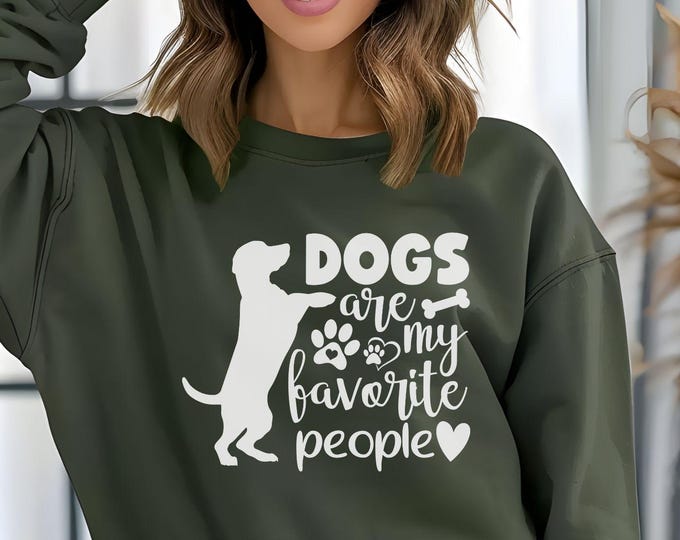 Dogs Are My Favorite People, Pet lover shirt, dog mom shirt, dog lover, animal rescue shirt, pet adoption, dog dad apparel, puppy mom gift
