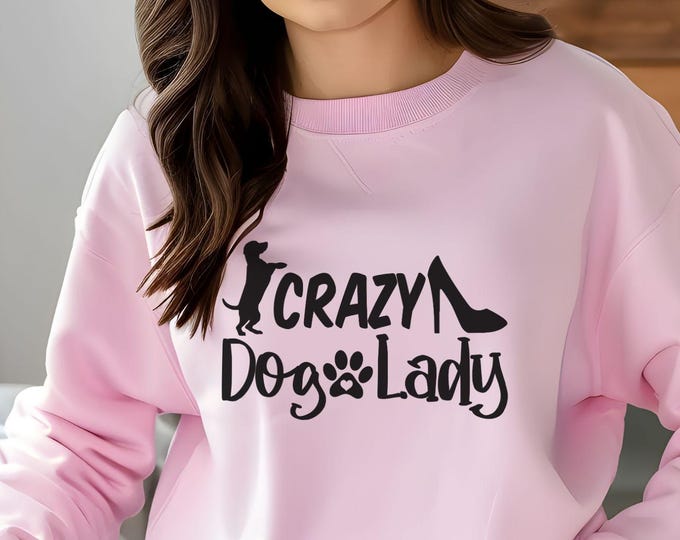 Crazy Dog Lady, Pet lover shirt, dog mom shirt, dog lover tee, animal rescue shirt, pet adoption gift, pet owner, dog mama, puppy mom gift