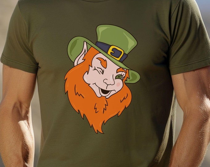 Leprechaun, St. Patrick’s Day, Irish t-shirt, graphic tee, pub crawl shirt, festive tee, Irish pride apparel, St. Paddy’s Day clothing