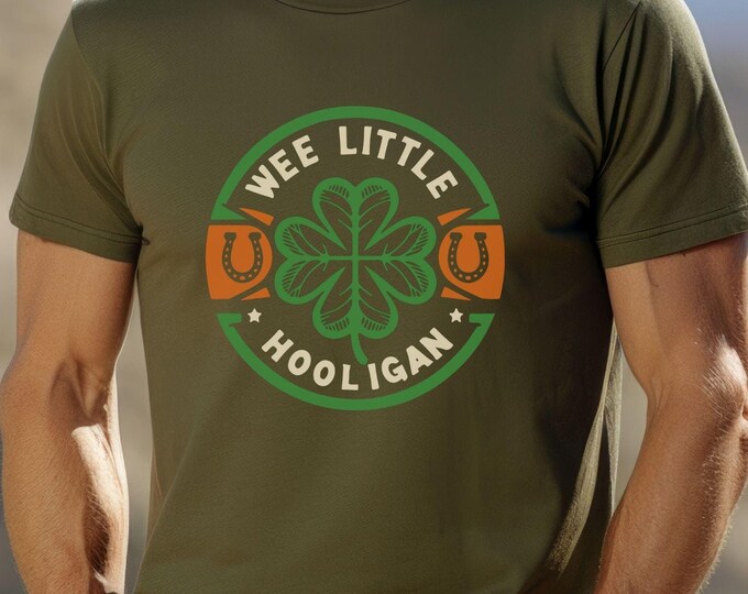 Wee Little Hooligan, St. Patrick’s Day shirt, Irish shirt, St. Paddy’s Day apparel, pub shirt, hooligan shirt, Celtic tee, drinking shirt
