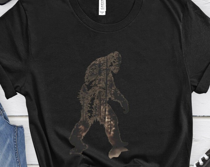 Forest Within Sasquatch, Graphic Tee, Outdoor Shirt, Cryptid Shirt, Cool Graphic Shirts, Novelty Shirt, Camping Shirt, Forest Shirt