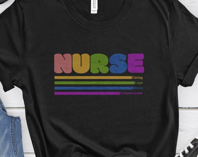 Nurse Qualities,Nursing Shirt, Gift for Nurse, Nursing Gift, Healthcare Shirt, Medical Shirt, Emergency Room Nurse, RN Gift, Emergency Room