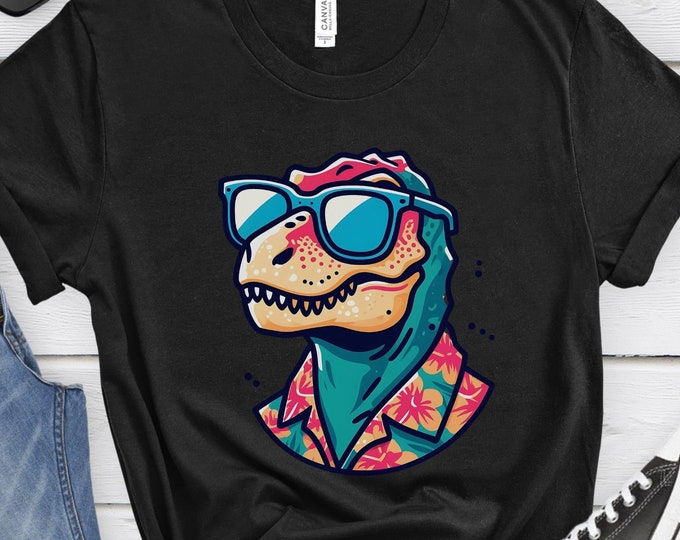 Cool T-Rex, Graphic Tee, Funny Shirt, Dinosaur Shirt, Cool Graphic Shirts, Novelty Shirt, Teacher Shirt, Cool Graphic Tee, Dinosaur lover