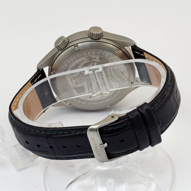 NEW Poljot Signal alarm 2612.1 Russian aviator mechanical USSR wristwatch WR image 6