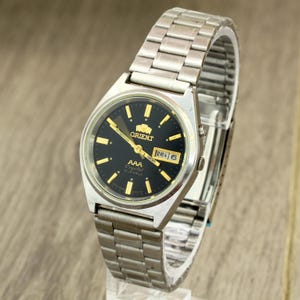 Orient AAA Crystal TT L469711 all stainless steel Japan automatic wristwatch