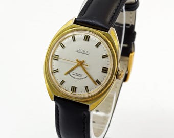 1960 vintage Rolls International 17 Jewels mens Swiss made mechanical wristwatch