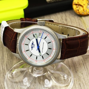 NEW sturmanskie aviator stainless steel watch poljot 2614.2H rotating bezel