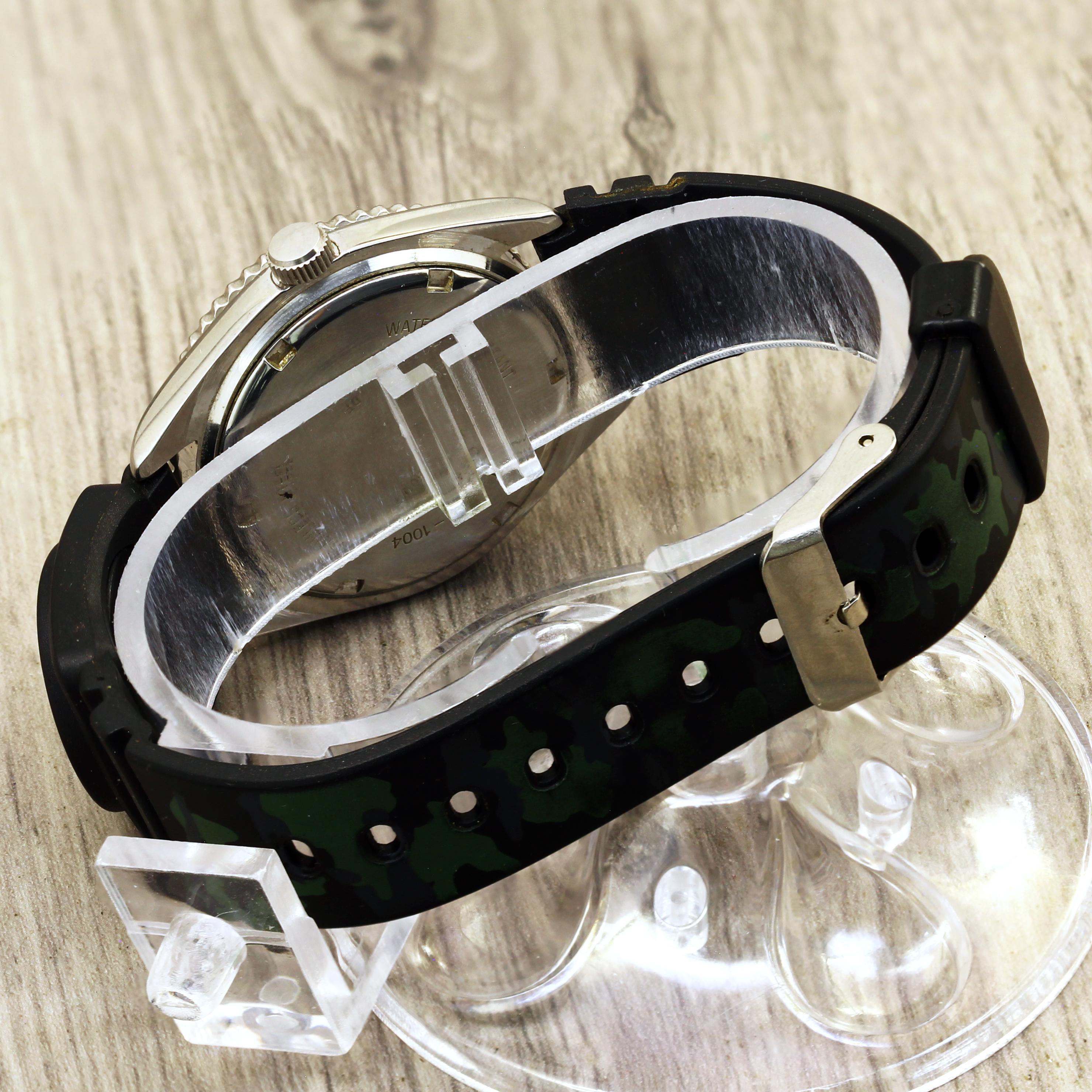 CASIO 1332 MTD-1004 クォーツ メンズ ステンレススチール 腕時計 