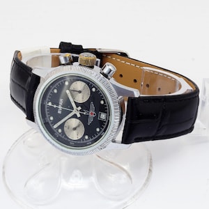 BURAN Poljot 3133 cronografo da polso meccanico da uomo russo LIMITED