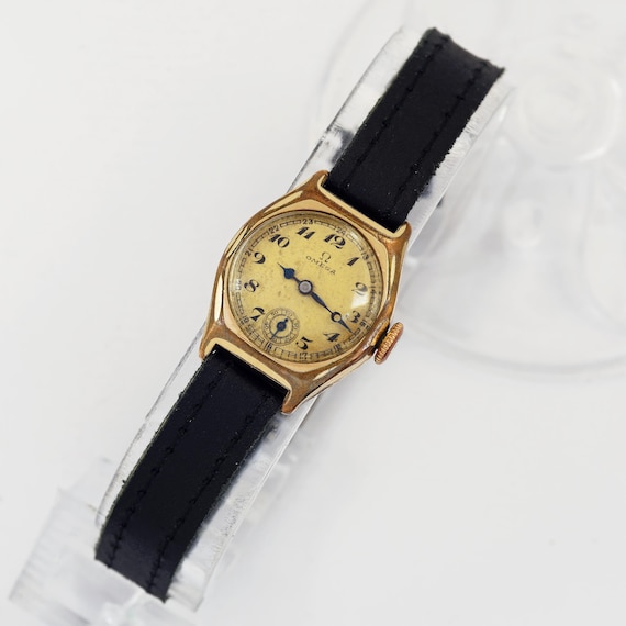 Vintage OMEGA Art Deco 1930s gold plated 20M unisex ladies watch Swiss made