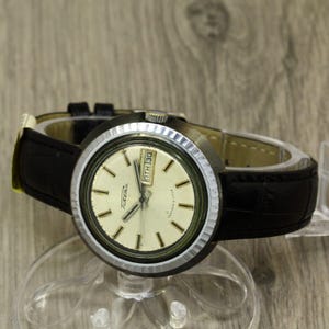 Raketa 2628.h Ussr Soviet mens mechanical wristwatch PChZ day and date