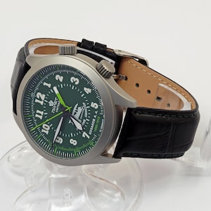 NEW Poljot Signal alarm 2612.1 Russian aviator mechanical USSR wristwatch WR image 5
