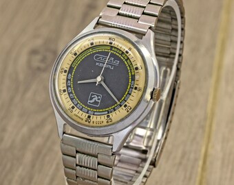 Slava 3056 Athletics Runner Sport RARE electronic-mechanical watch pulsometer