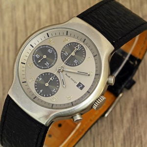 Audi Design chronograph GWC ETA Valjoux 7750 automatic steel wristwatch Germany sapphire glass