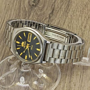 Orient AAA Crystal CM L469731 all stainless steel automatic wristwatch Japan