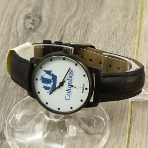 Pobeda Columbus big mechanical Ussr wristwatch Rare dial