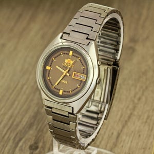 Orient AAA Crystal CM L469641 all stainless steel automatic wristwatch Japan