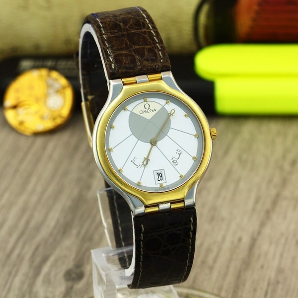 Omega De Ville 196.0316 396.1016 Swiss made quartz wristwatch cal. omega 1436