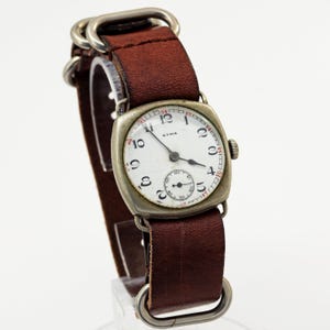 Vintage Cyma Swiss Made mechanisch handopwindgeul herenpolshorloge uit de jaren 1930