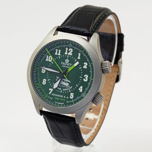 NEW Poljot Signal alarm 2612.1 Russian aviator mechanical USSR wristwatch WR image 2