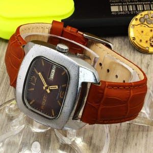 Raketa big TV 2628.H RARE USSR Soviet mechanical men's wristwatch 20 mm lugs
