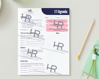 Agenda de reuniones individuales para empleados