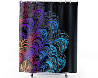 Colorful Shower Curtains