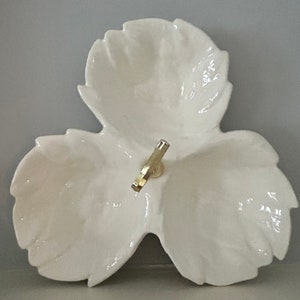 plat en poterie californienne vintage en 3 parties