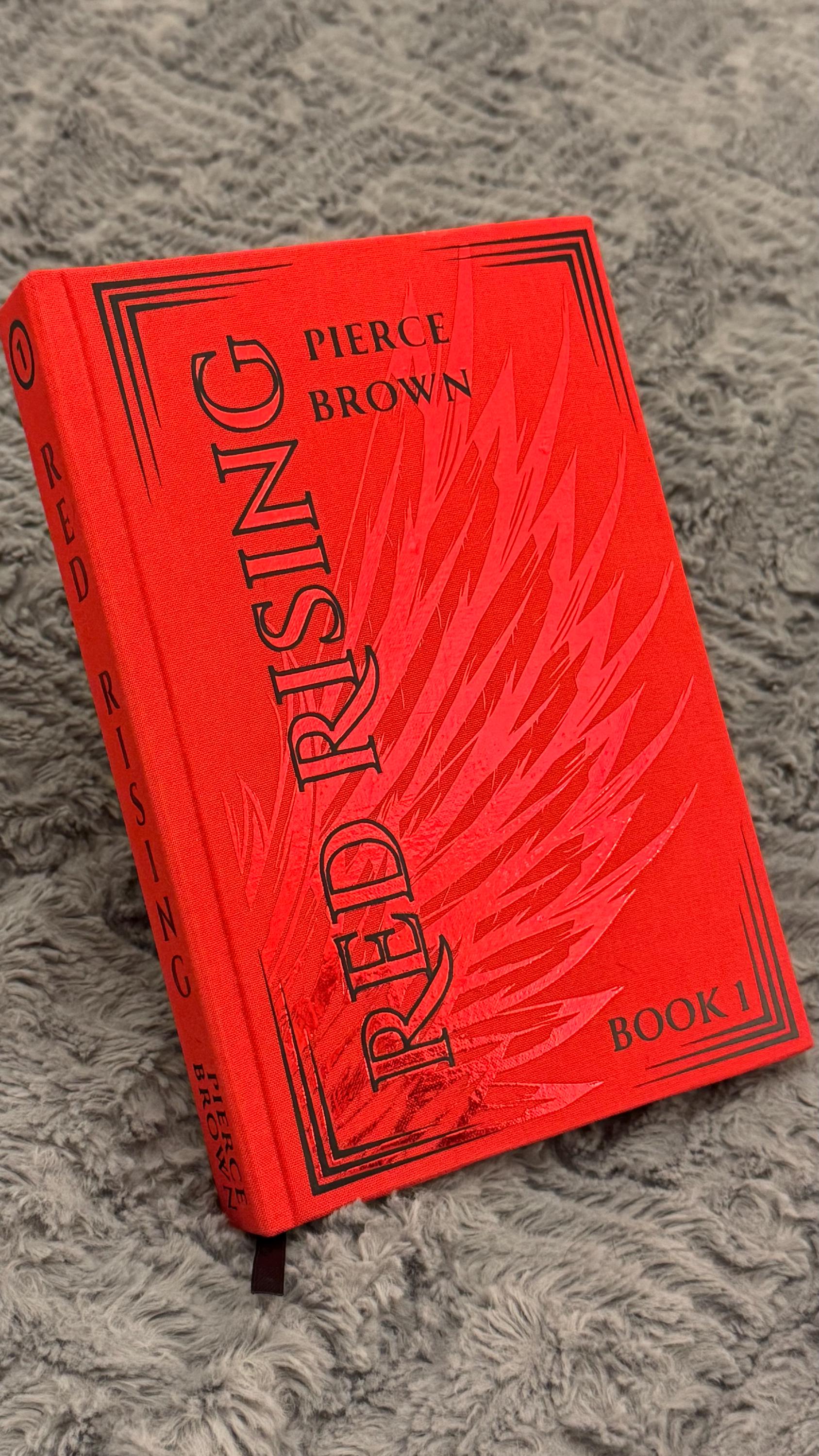 Red Rising Digital Book Cover Design for Use on Cutting Machine, Tool ...