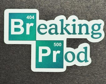 Adesivo per laptop Breaking Prod