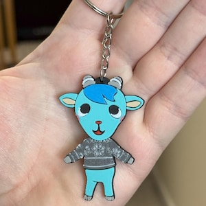 Cute Goat Keychain
