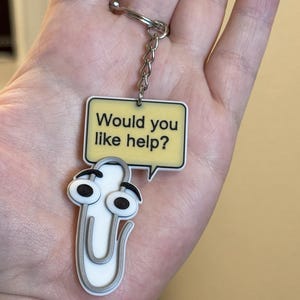 Llavero Clippy / Charm para bolso / Personalizable
