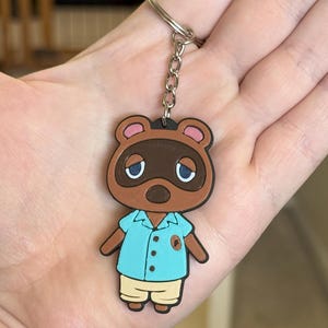 Cute Raccoon Keychain