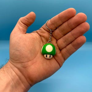 Green Mushroom 3D Keychain